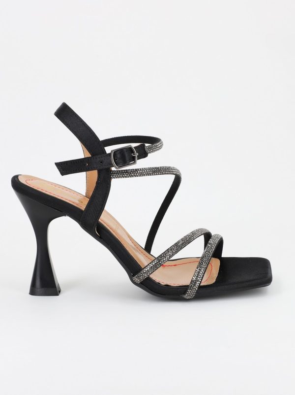 Sandale Dama cu Toc varf drept Negru BS840SN2305500 120