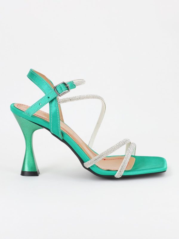 Sandale Dama cu Toc varf drept Verde BS840SN2305501 121