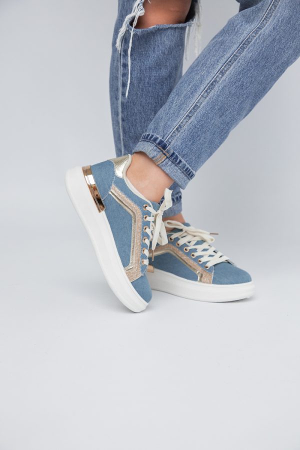 Pantofi sport dama cu elemente design albastru (BS228EV2307119) 121