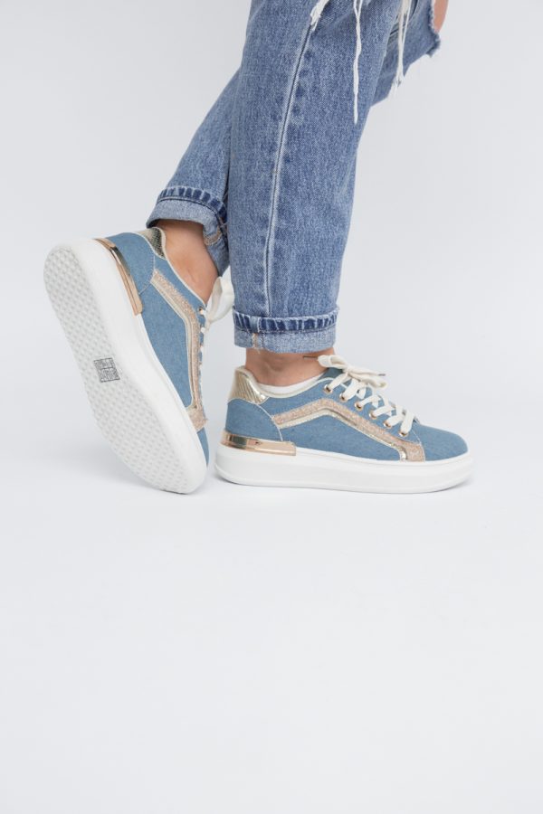 Pantofi sport dama cu elemente design albastru (BS228EV2307119) 123