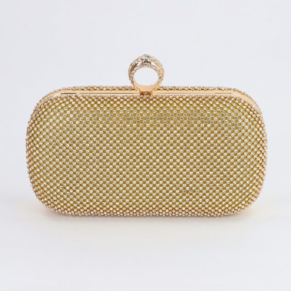 Geanta dama clutch pentru evenimente speciale cu cristale Auriu (BS4015V2306710) 120