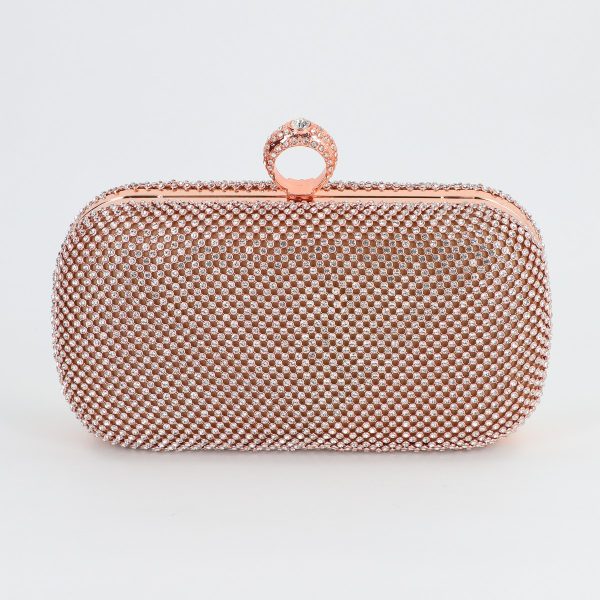 Geanta dama clutch pentru evenimente speciale cu cristale Sampanie (BS4015V2306713) 120