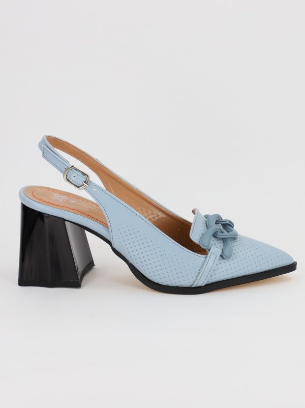 Pantofi Dama cu Toc Gros Albastru BS740AY2306607 120