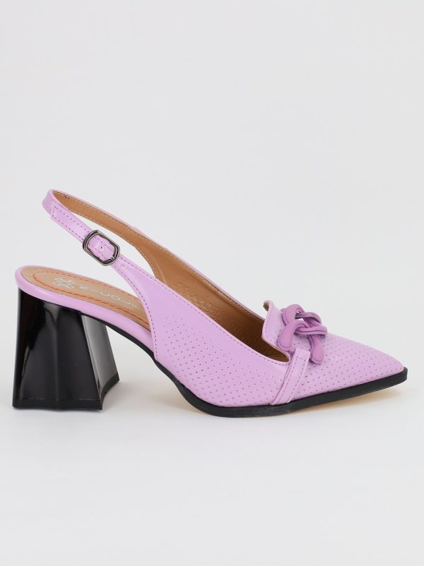 Pantofi Dama cu Toc Gros violet BS740AY2306608 122