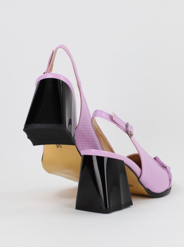 Pantofi Dama cu Toc Gros violet BS740AY2306608 120
