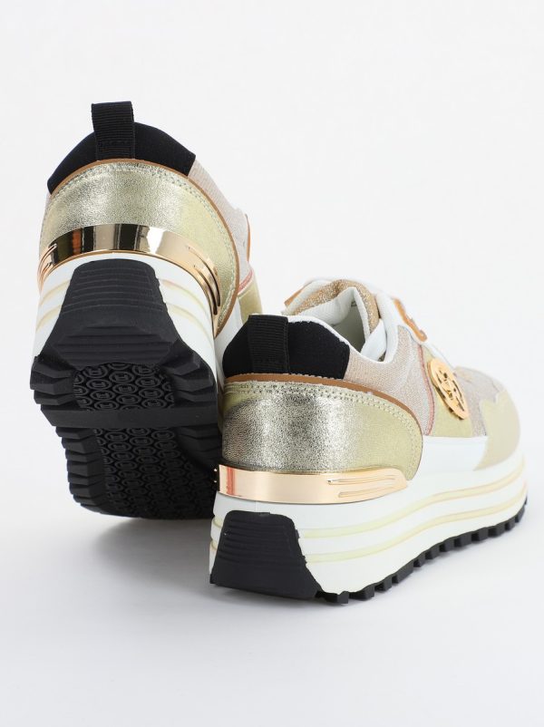 Pantofi sport dama cu elemente alb cu auriu (BS2195Q2307160) 120
