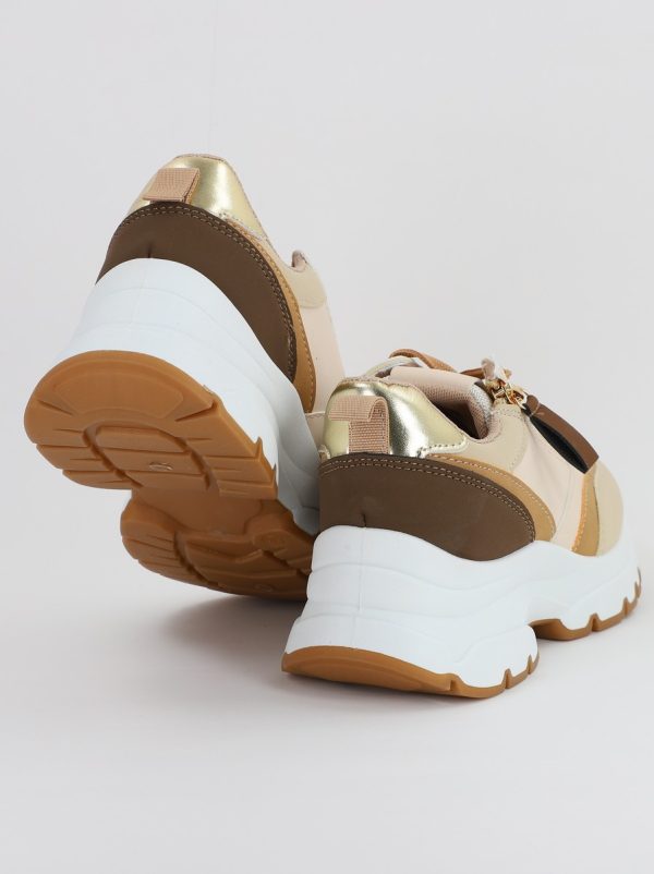 Pantofi sport dama cu elemente design bej (BS212EV2307086) 120