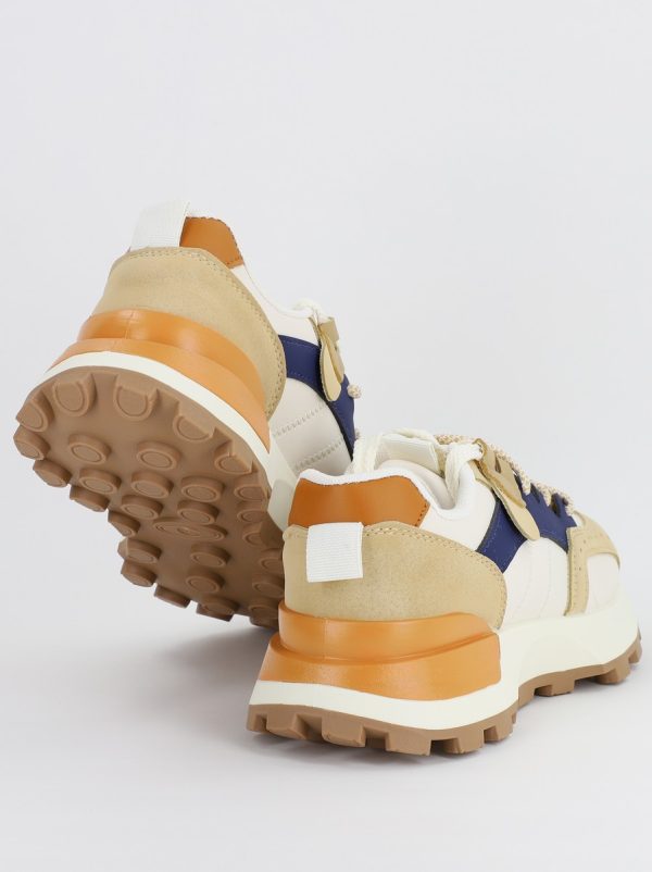 Pantofi sport dama cu sireturi bej (BS259EV2307134) 120