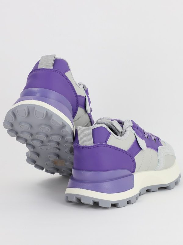 Pantofi sport dama cu sireturi mov (BS259EV2307136) 120