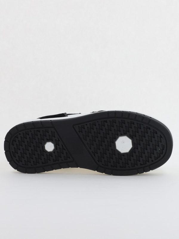 Pantofi sport dama cu talpa groasa alb cu negru (BS305A2307171) 125