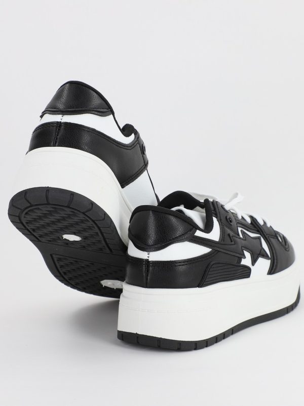 Pantofi sport dama cu talpa groasa negru (BS306A2307179) 119