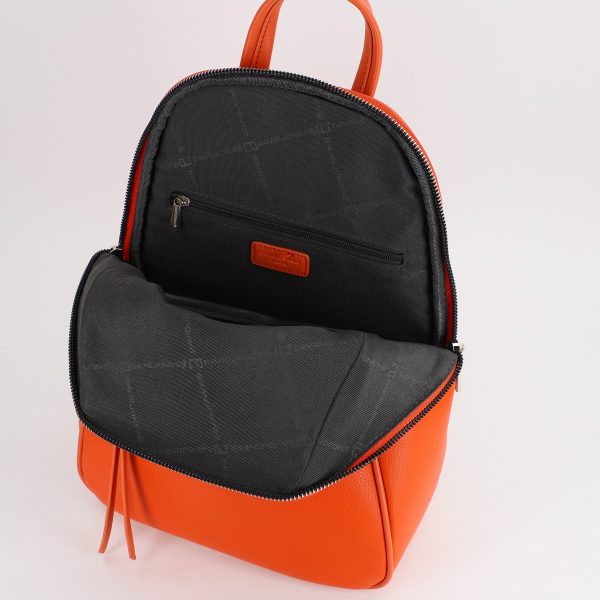 Rucsac Dama Piele Ecologică Portocaliu David Jones (BS6597CM23071500) 121