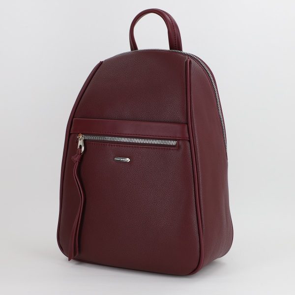 Rucsac Dama Piele Ecologică Visiniu David Jones (BS6597CM2307153) 119