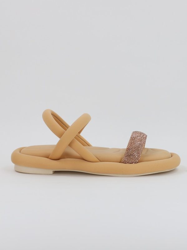 Sandale Dama cu banda cristale Bej (BS322SN2306666) 119