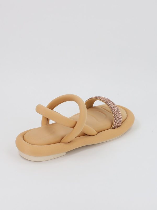 Sandale Dama cu banda cristale Bej (BS322SN2306666) 120