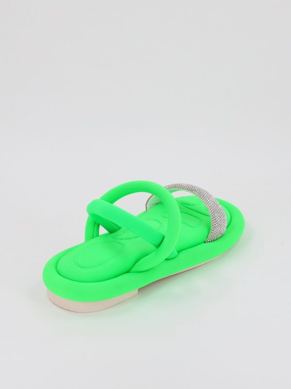 Sandale Dama cu banda cristale Verde (BS322SN2306665) 121