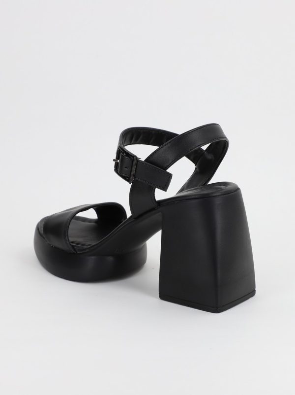 Sandale Dama cu Toc Gros Piele ecologica Negru (BS625SN2307005) 120