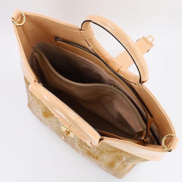 Set Geanta cu Portofel Shopper cu doua compartimente Bej (BS626SH2306717) 126