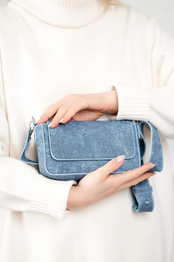 Poseta Femei Casual din Piele Ecologica denim albastru un Compartiment - BS6791G2308213 119
