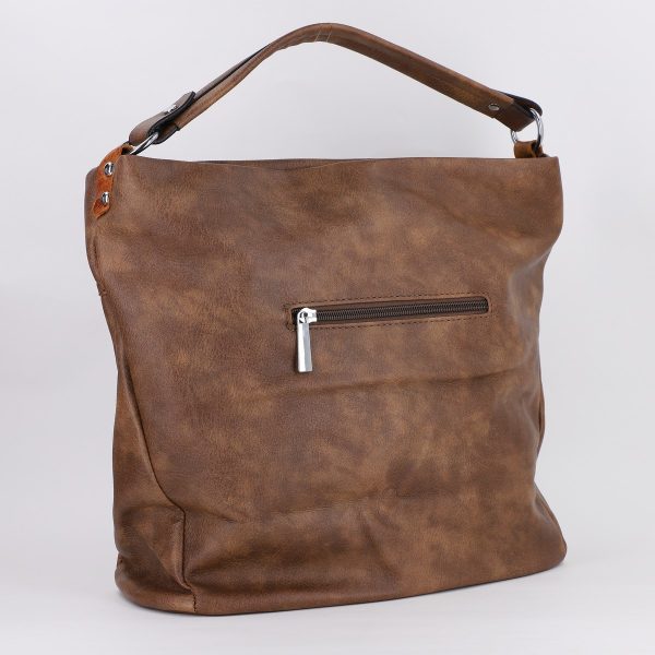 Geanta femei shopper piele ecologica maro cu doua compartimente Paolo Bags BS577PB2307279 121