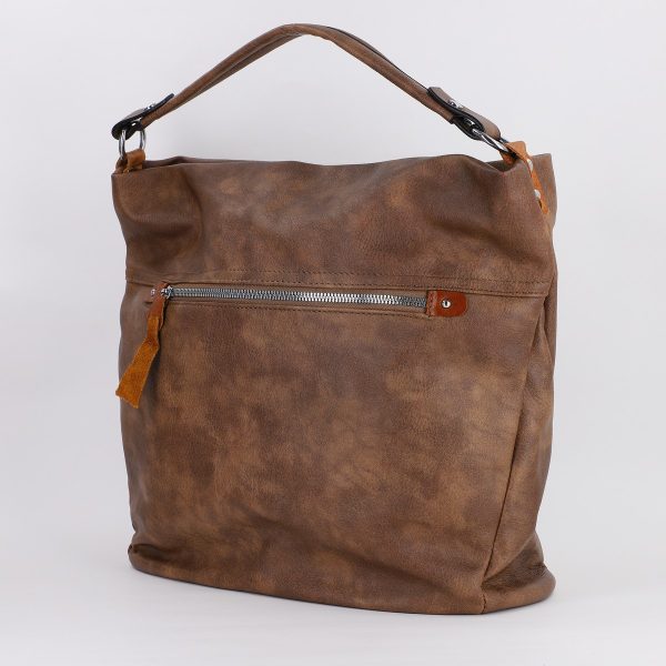 Geanta femei shopper piele ecologica maro cu doua compartimente Paolo Bags BS577PB2307279 122