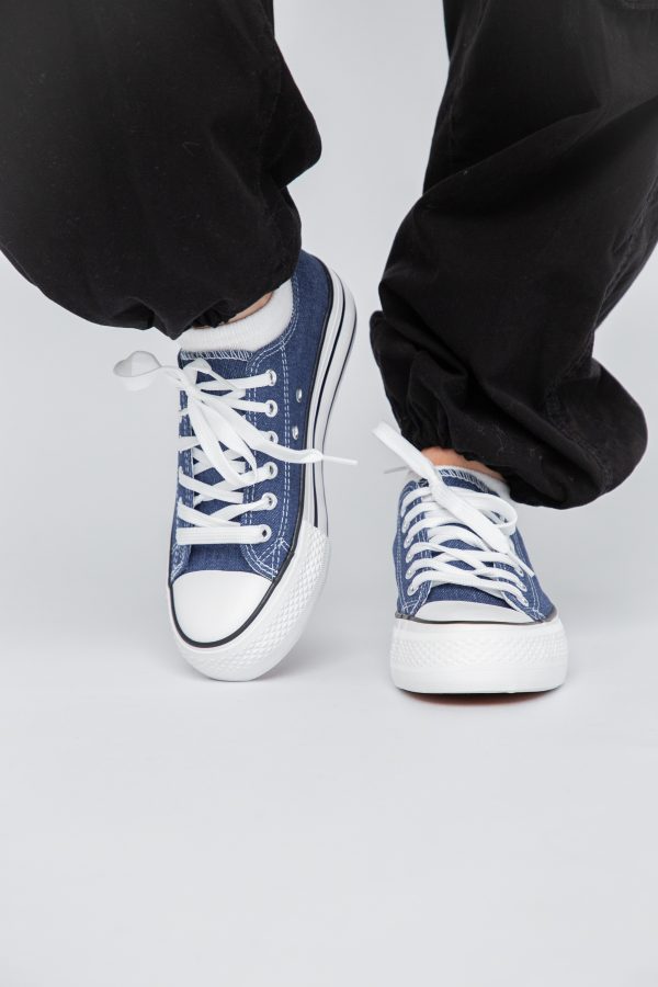 Pantofi sport pentru femei model teniși culoare albastru BS307A2307150 120