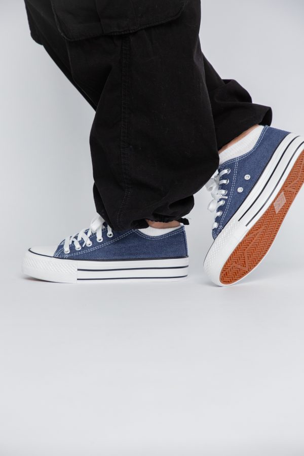 Pantofi sport pentru femei model teniși culoare albastru BS307A2307150 121