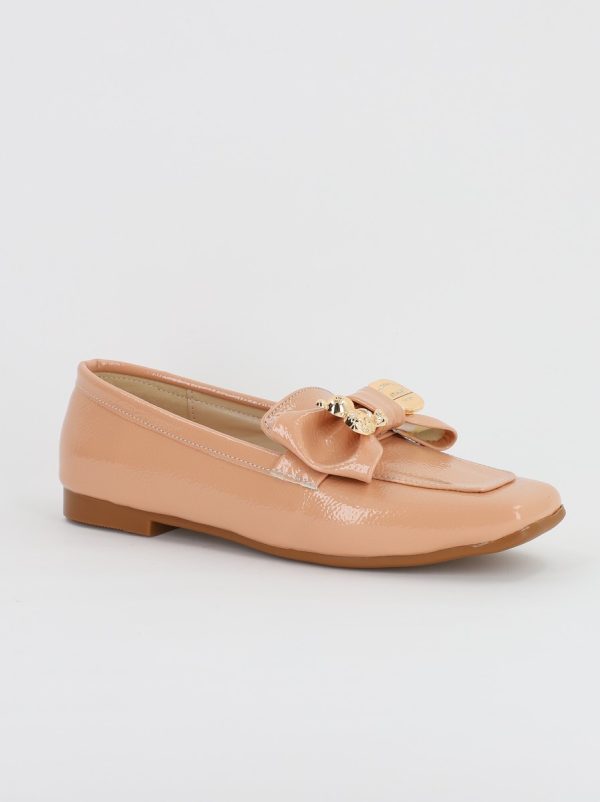 Balerini Dama Eleganti cu Fundita Piele Ecologica Nud Lucios - BS706BA2308113 121