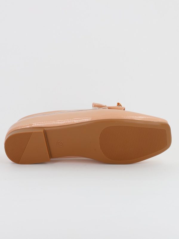Balerini Dama Eleganti cu Fundita Piele Ecologica Nud Lucios - BS706BA2308113 119