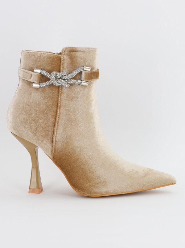 Botine dama cu toc dama Bej (BS2827L2307186) 122