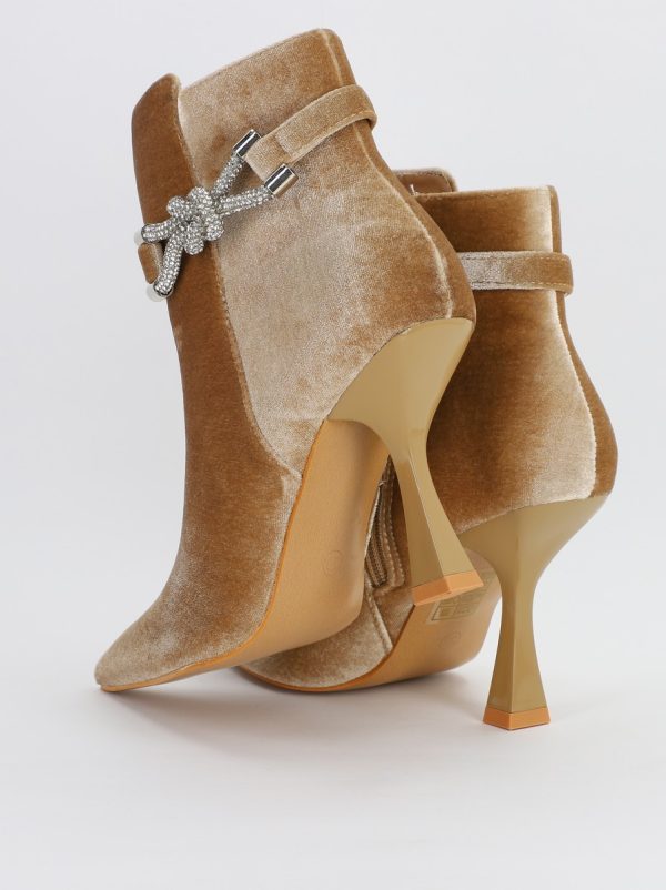 Botine dama cu toc dama Bej (BS2827L2307186) 119