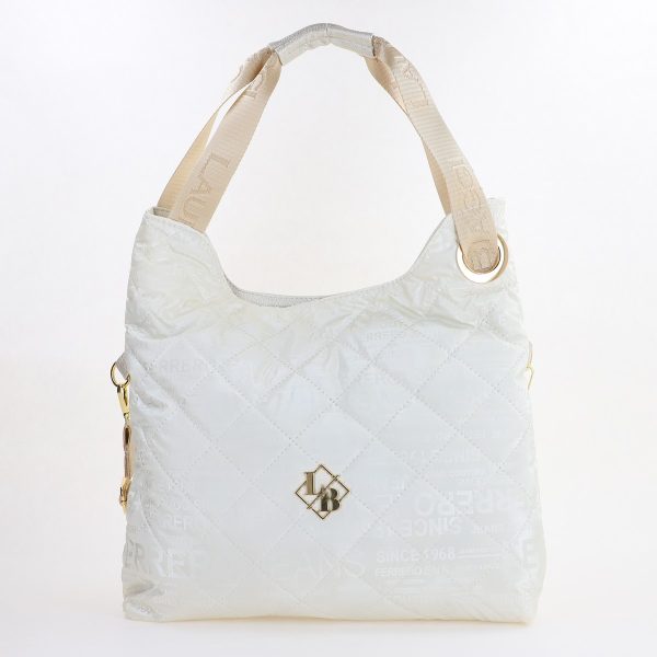 Geanta dama shopper material sintetic bej bretea de umar Laura Biaggi BS323025G2307334 123