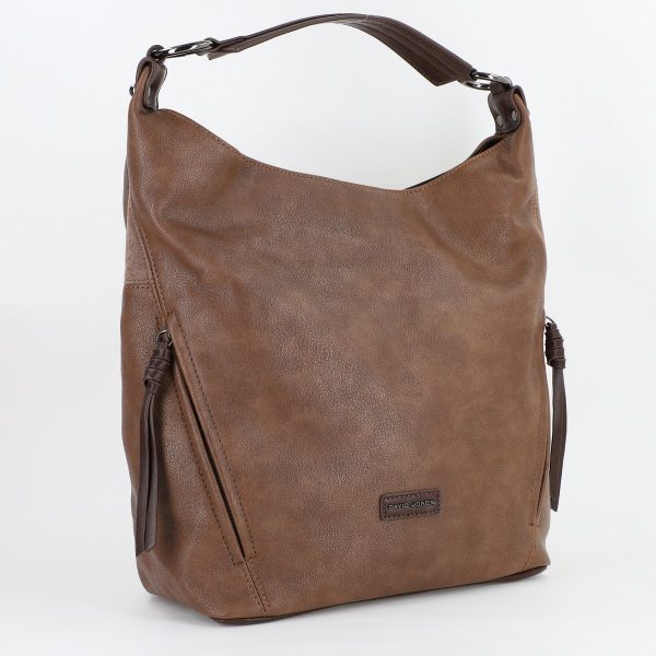 David Jones - Geanta dama shopper piele ecologica Cafeniu David Jones BS6560CM2307321