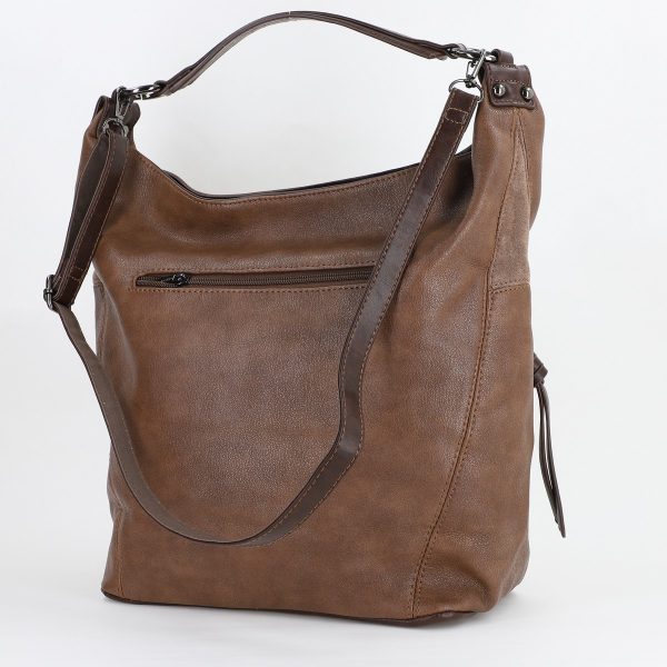 Geanta dama shopper piele ecologica Cafeniu David Jones BS6560CM2307321 120