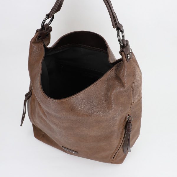 Geanta dama shopper piele ecologica Cafeniu David Jones BS6560CM2307321 121