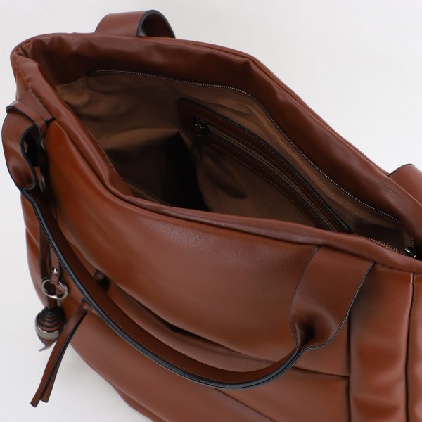 Geanta shopper dama piele ecologica Maro inchis cu doua compartimente MariaC BS449MC2307296 119