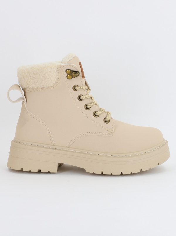 Ghete dama design blana bej deschis (BS217EV2307094) 120