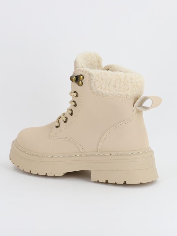Ghete dama design blana bej deschis (BS217EV2307094) 121
