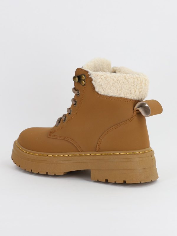 Ghete dama design blana maro cafeniu (BS217EV2307093) 121