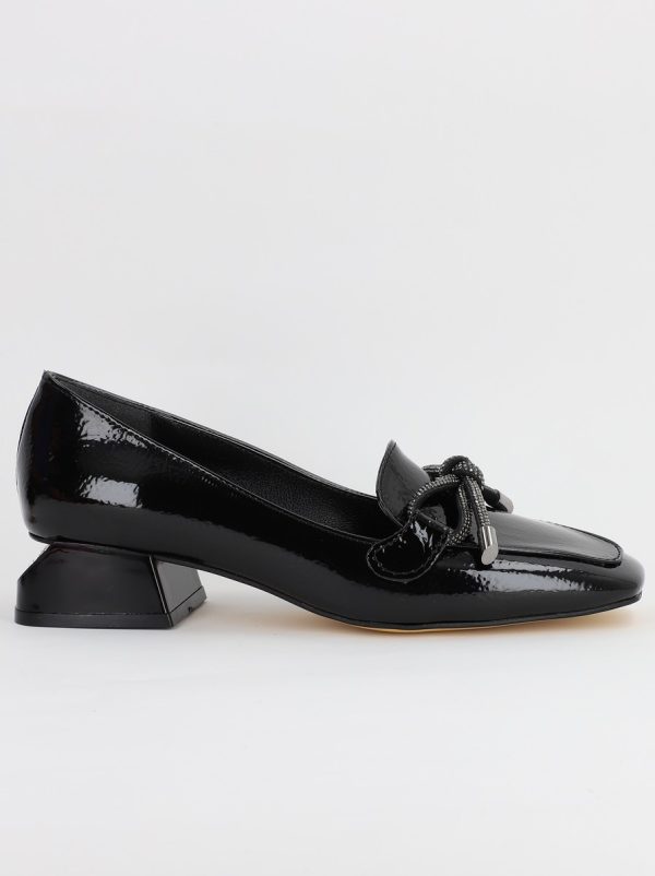 Pantofi cu Toc Eleganti din Piele Ecologica Negru - BS156BA2308183 121