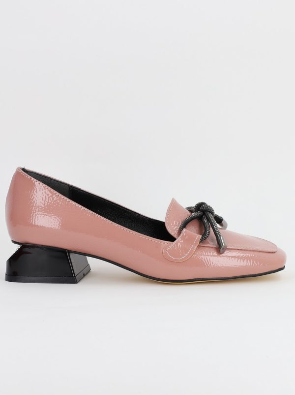 Pantofi cu Toc Eleganti din Piele Ecologica roz - BS156BA2308182 121