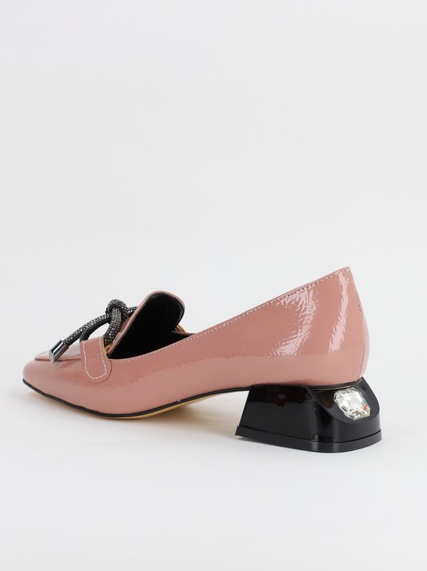 Pantofi cu Toc Eleganti din Piele Ecologica roz - BS156BA2308182 120