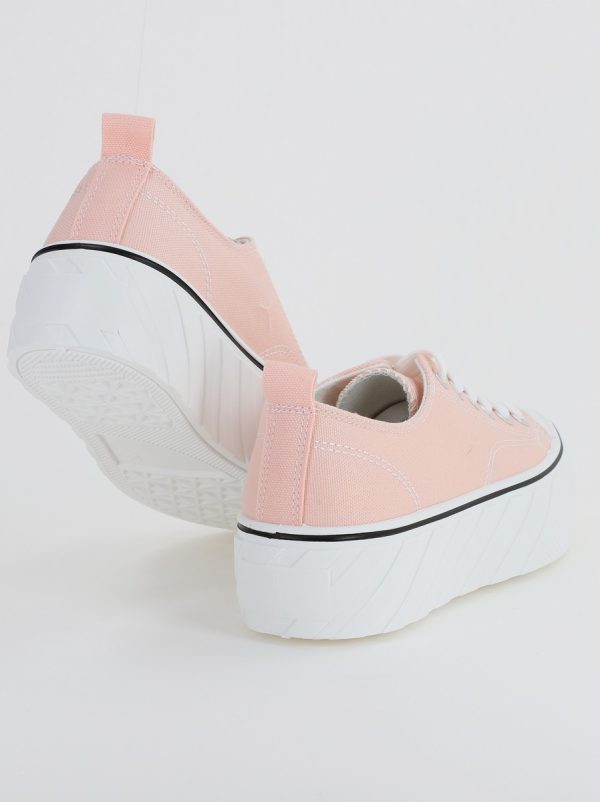 Pantofi sport dama tenisi talpa groasa roz (BS46EV2307157) 119