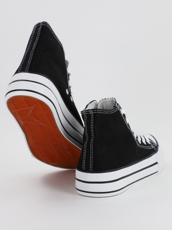 Pantofi Sport Dama Tip Teniși înalți Negru BS308A2307152 120