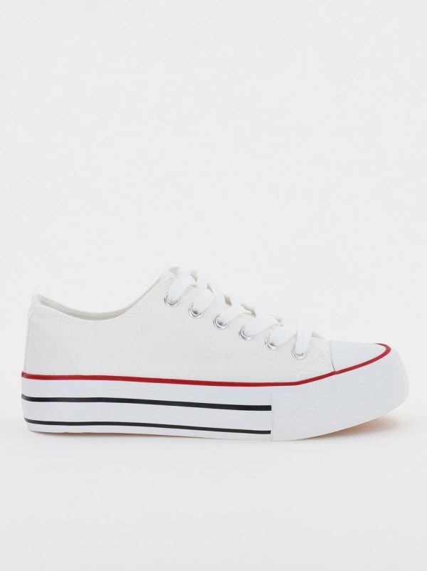 Pantofi sport pentru femei model teniși culoare alb BS307A2307151 120