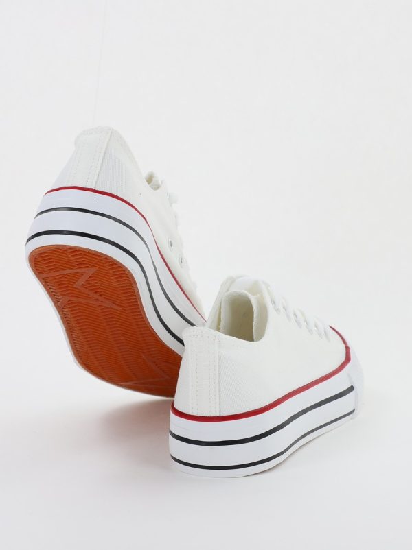Pantofi sport pentru femei model teniși culoare alb BS307A2307151 124