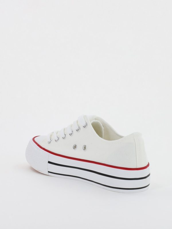 Pantofi sport pentru femei model teniși culoare alb BS307A2307151 125