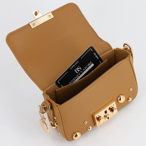 Poseta eleganta femei din piele ecologica taupe AlexMax (BS430B2307229) 121