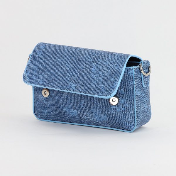 Poseta Femei Casual din Piele Ecologica denim albastru un Compartiment - BS6791G2308213 123