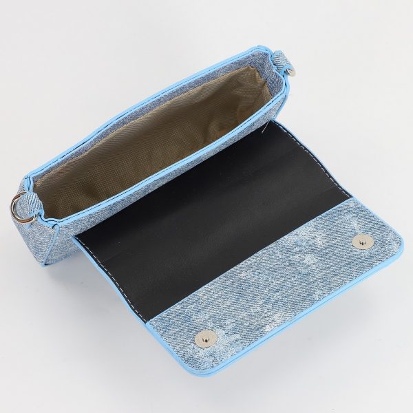 Poseta Femei Casual din Piele Ecologica denim albastru un Compartiment - BS6791G2308214 122
